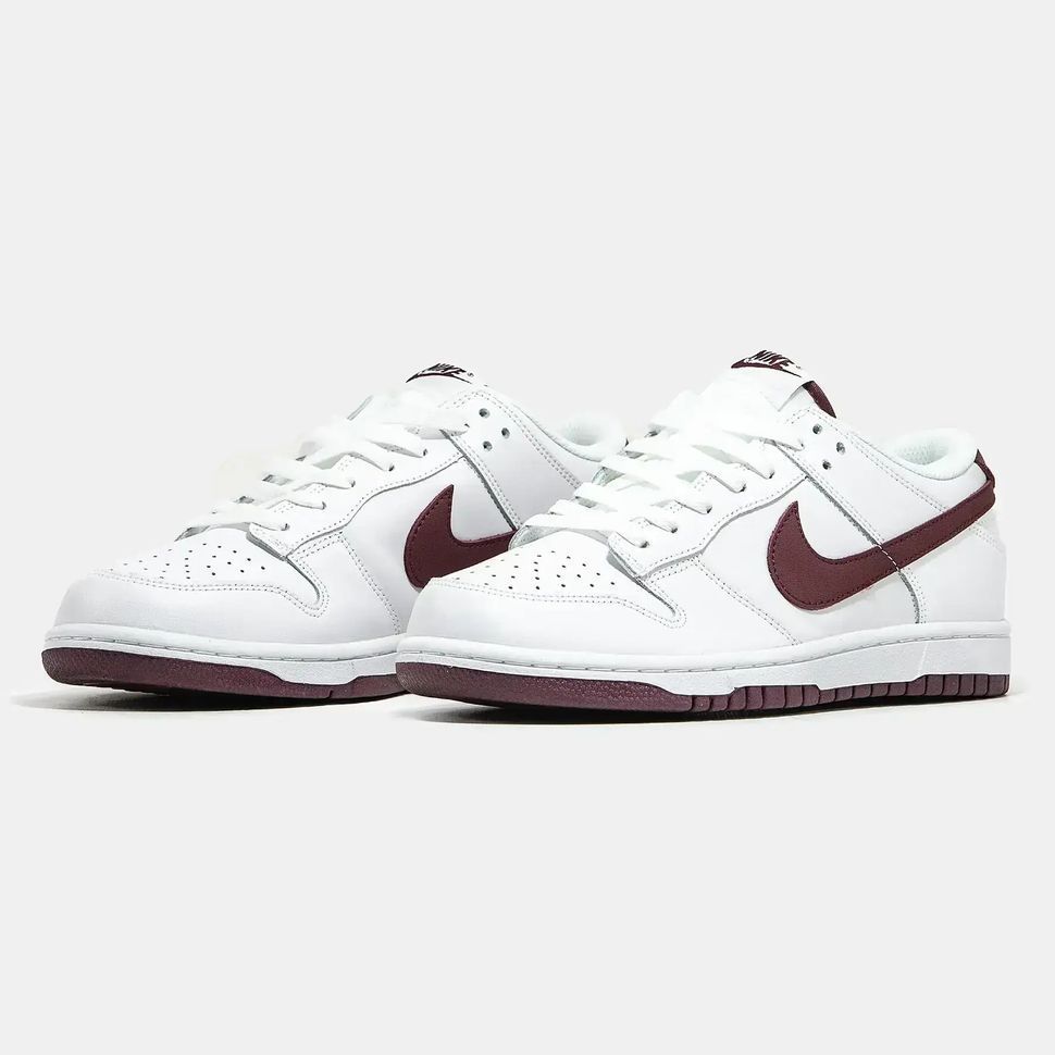 Nike Dunk Low White Team Red