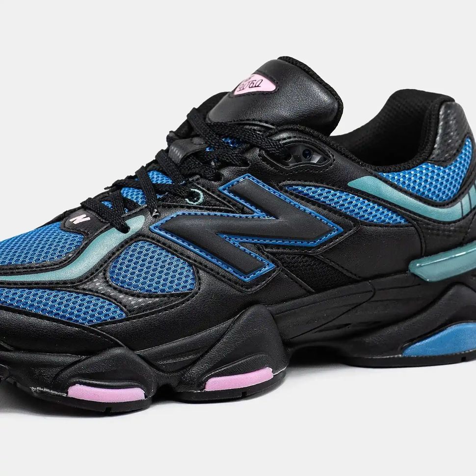 New Balance 9060 Black Blue Aqua Pink