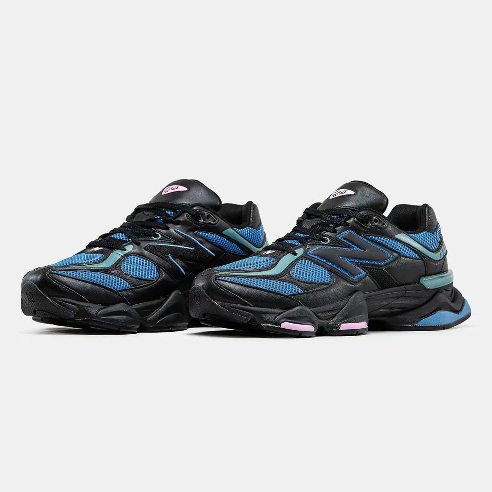 New Balance 9060 Black Blue Aqua Pink