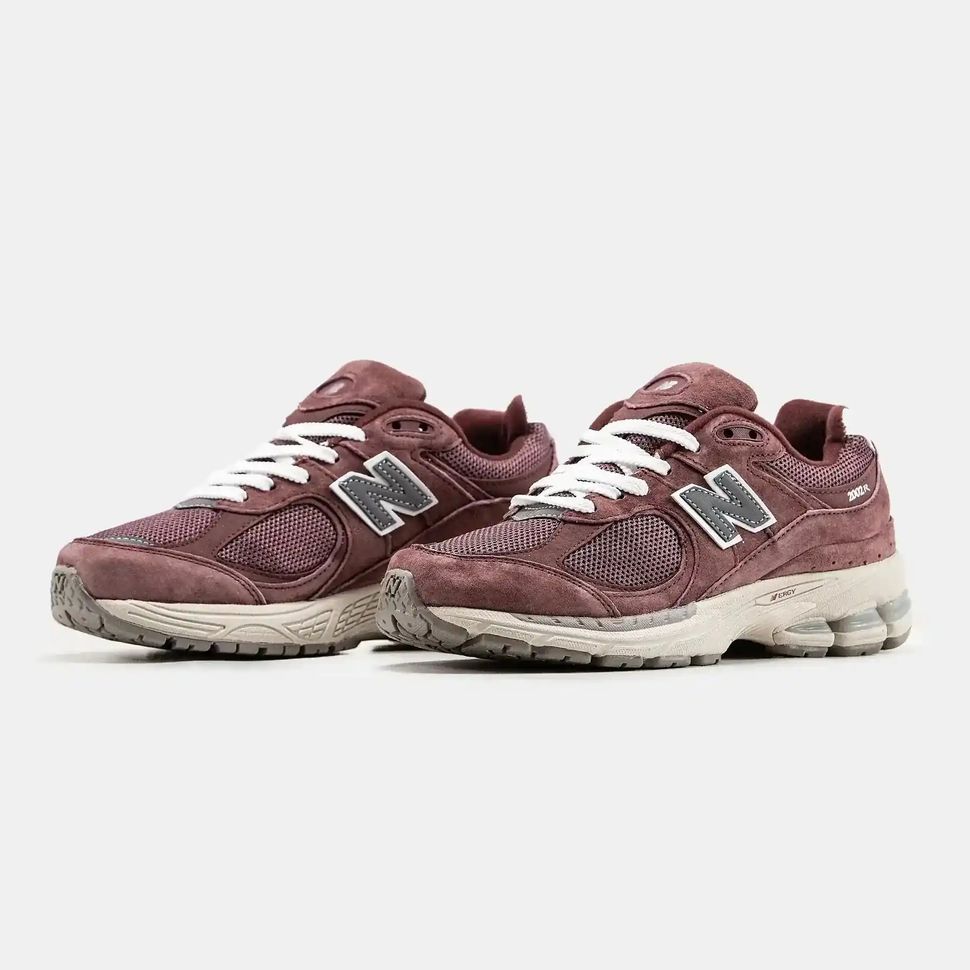 New Balance 2002R Burgundy Grey White