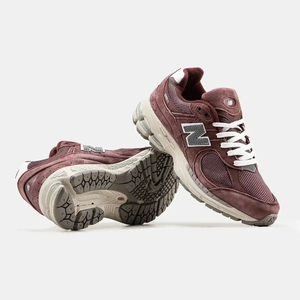 New Balance 2002R Burgundy Grey White