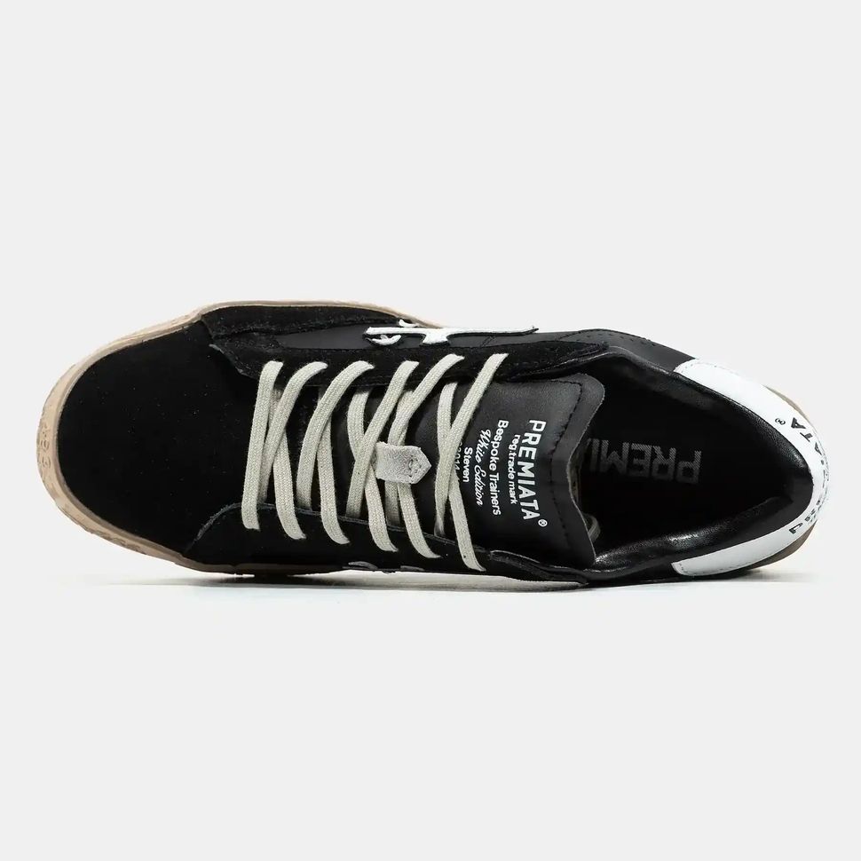 Premiata Steven Black White Gum