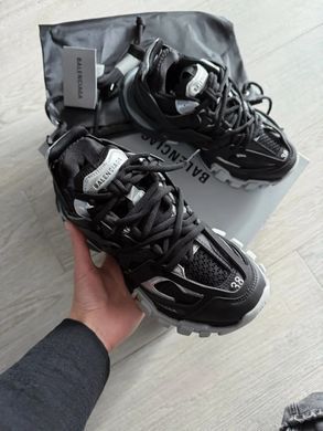 Balenciaga Track Black Silver, 44