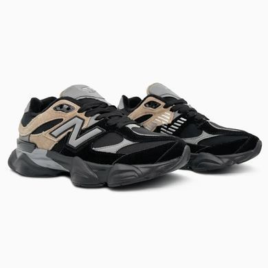 New Balance 9060 Black Brown Grey Thermo, розмір 36