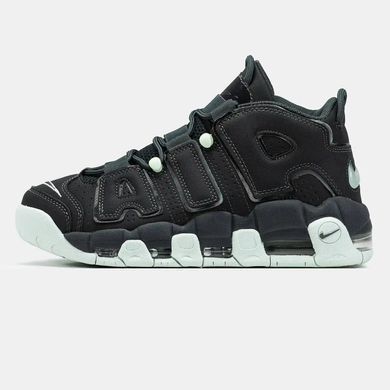 Nike Air More Uptempo Black Mint Grey