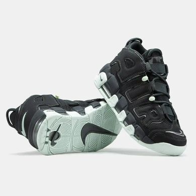 Nike Air More Uptempo Black Mint Grey