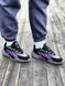 Кросівки Adidas Ozelia Black Violet Green 6327 фото 3