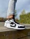 Баскетбольні кросівки Nike Air Jordan 1 Retro Mid Tuxedo 7118 фото 1