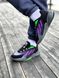Кросівки Adidas Ozelia Black Violet Green 6327 фото 7