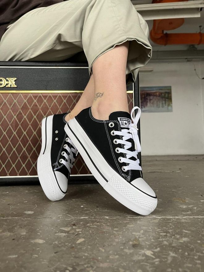 all star chuck taylor preto