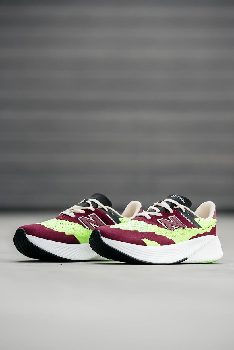 Кросівки New Balance FuelCell x Stone Island Bordo Green 9329 фото