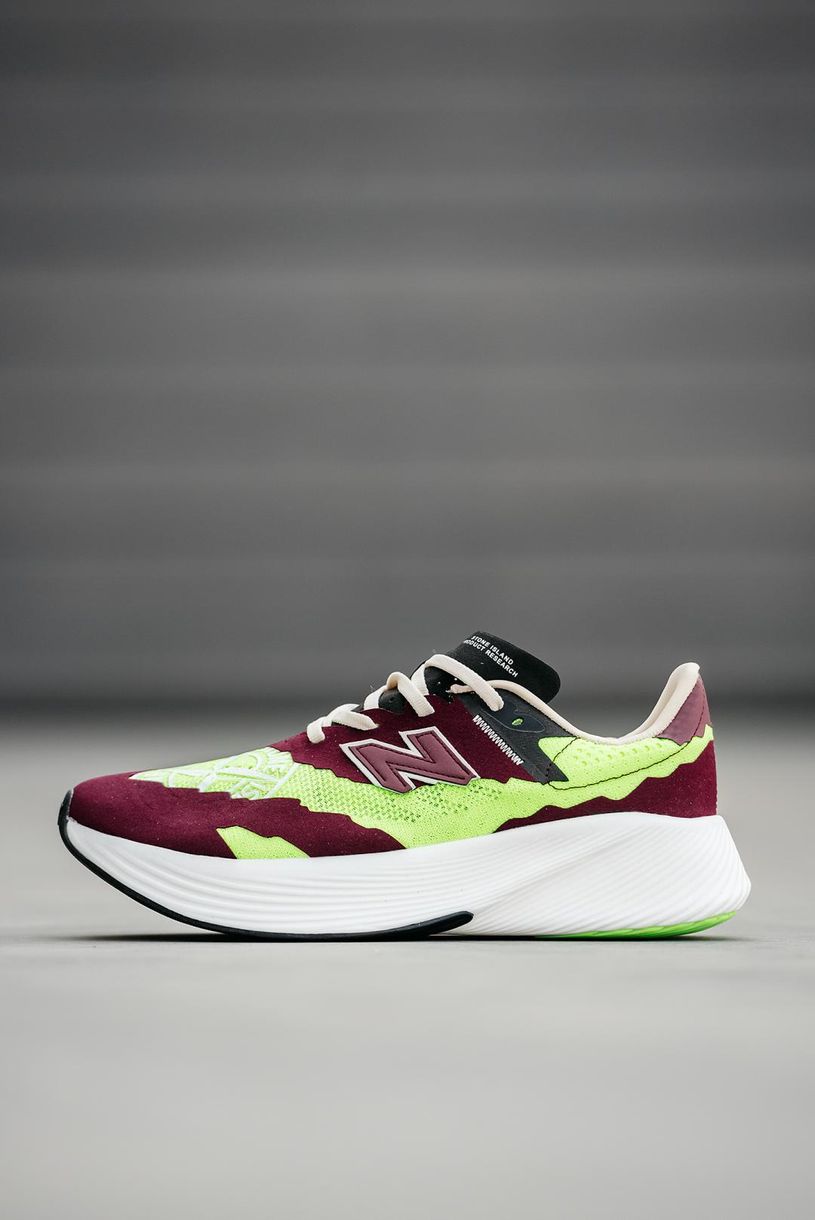 Кросівки New Balance FuelCell x Stone Island Bordo Green 9329 фото