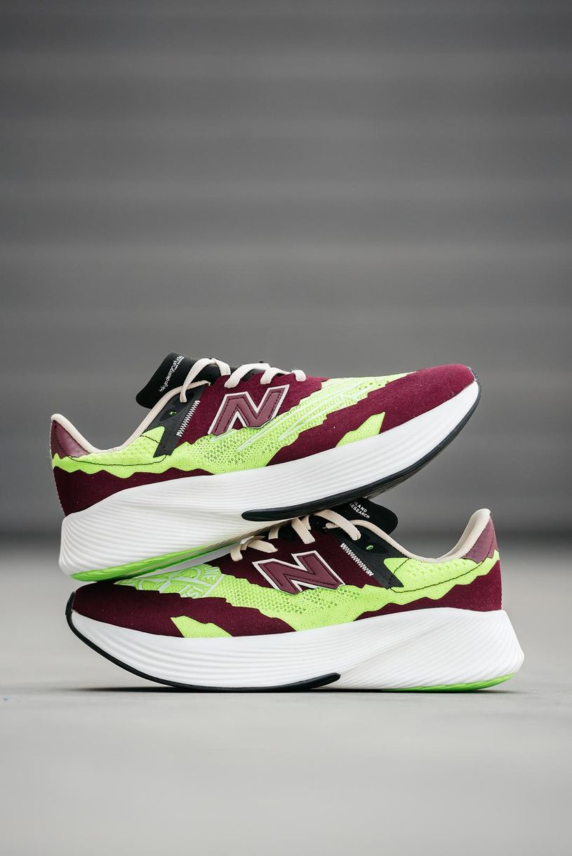 Кросівки New Balance FuelCell x Stone Island Bordo Green 9329 фото