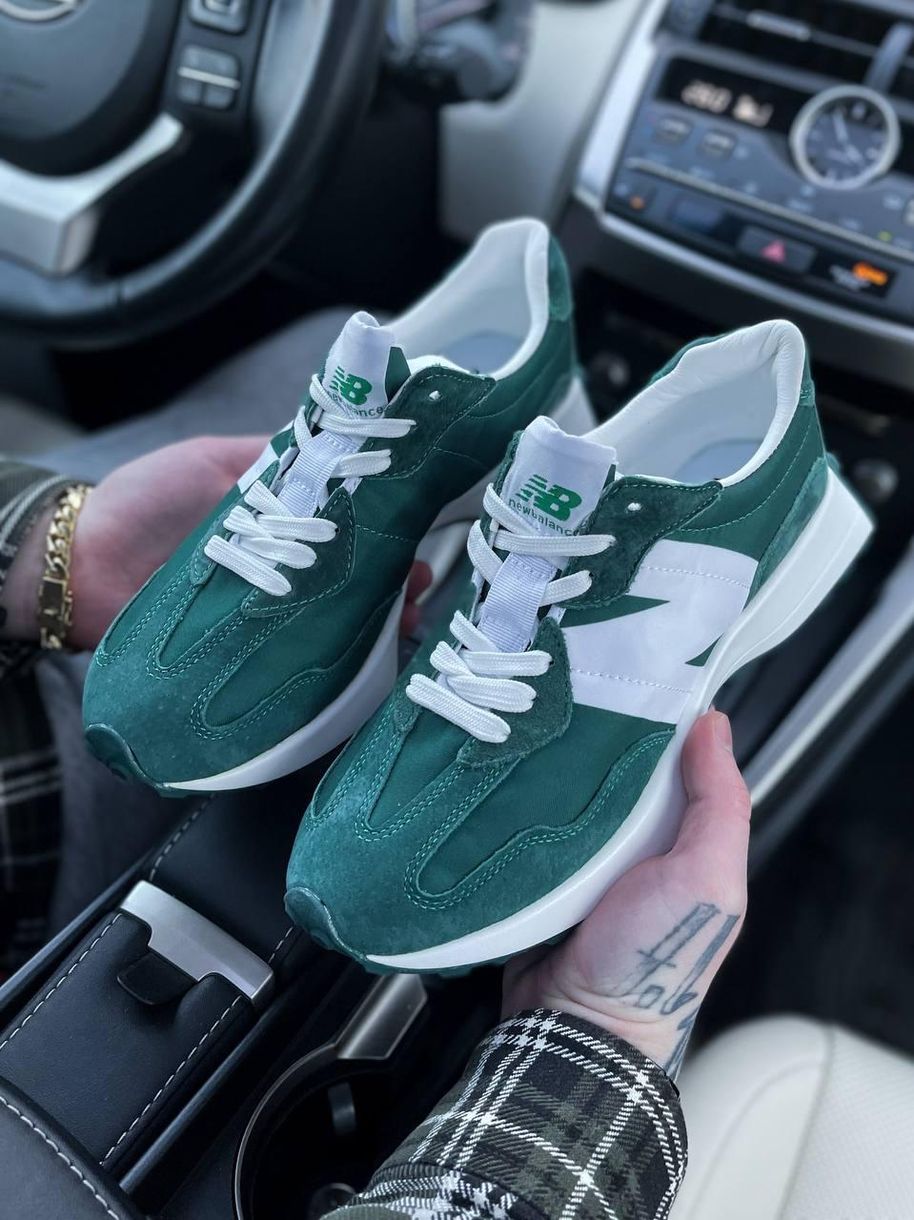 Кроссовки New Balance 327 Green 3766 фото