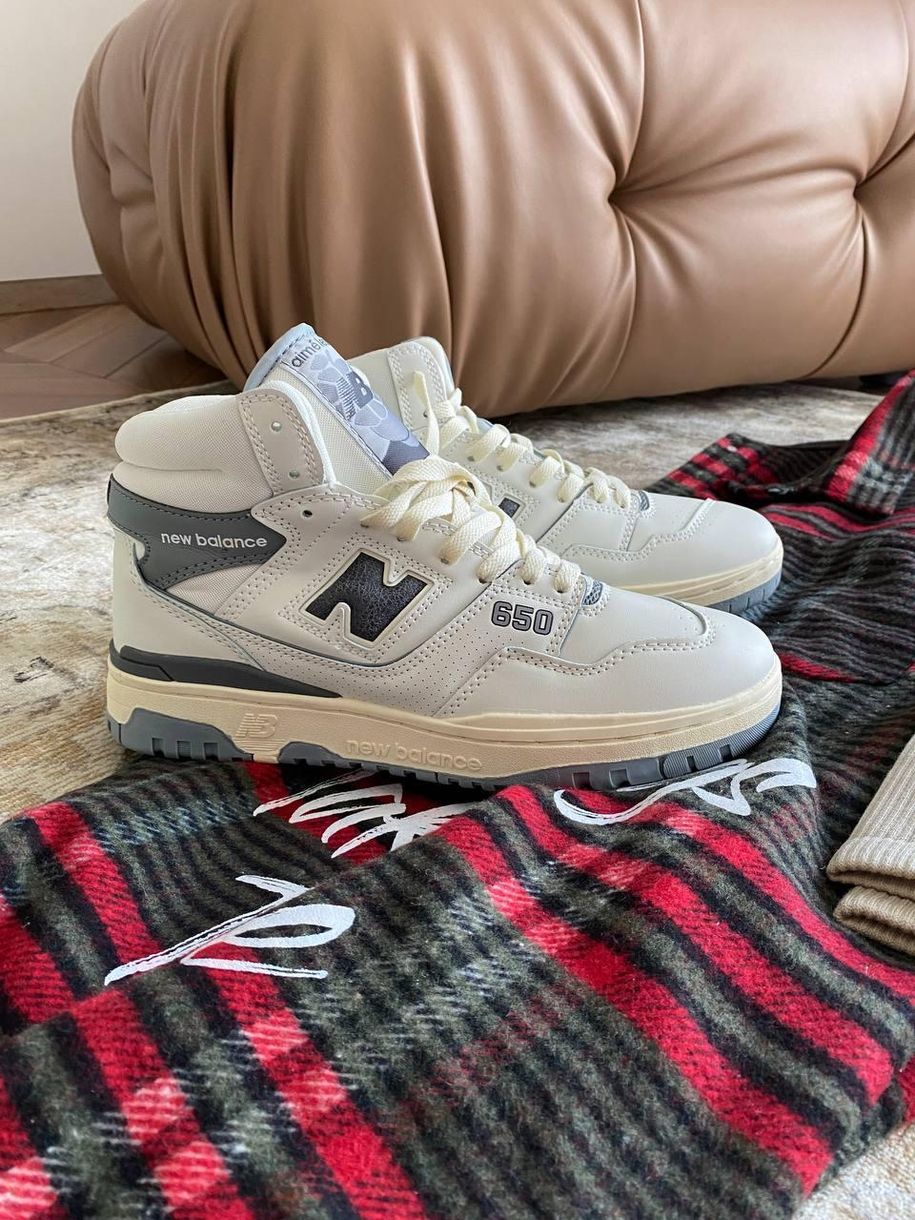 Кроссовки New Balance 650 Hight Leone Dore Grey 8258 фото