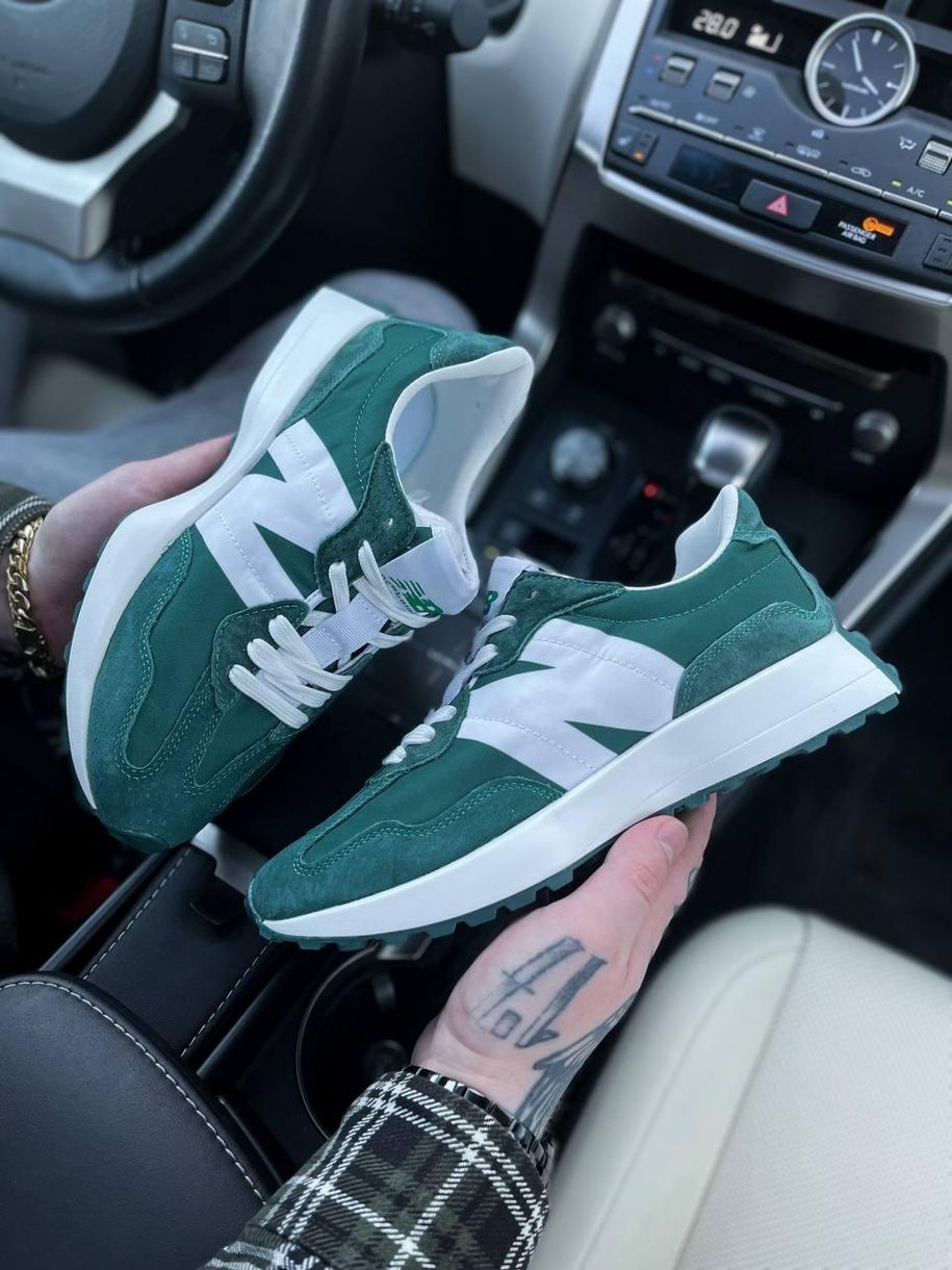 Кроссовки New Balance 327 Green 3766 фото