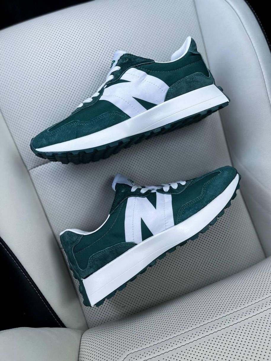 Кроссовки New Balance 327 Green 3766 фото