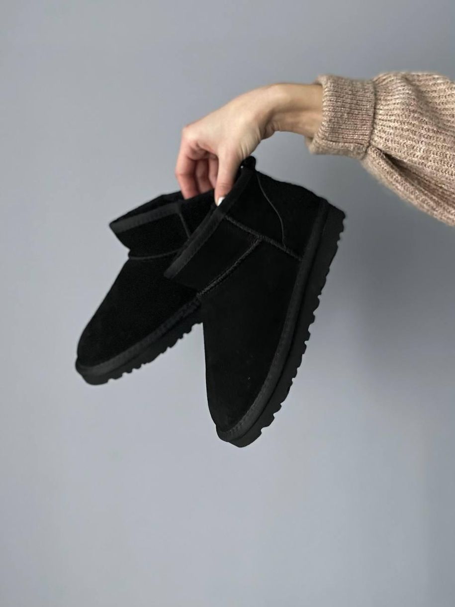 Зимові чоботи UGG Ultra Mini Full Black 4687 фото