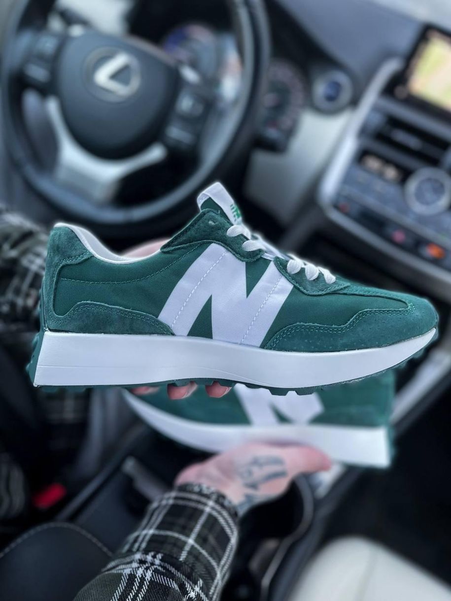 Кроссовки New Balance 327 Green 3766 фото