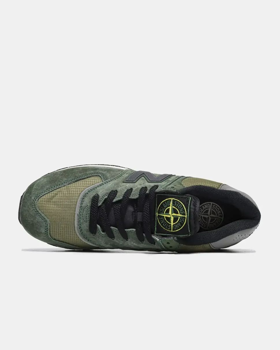 New Balance 574 x Stone Island Green Black