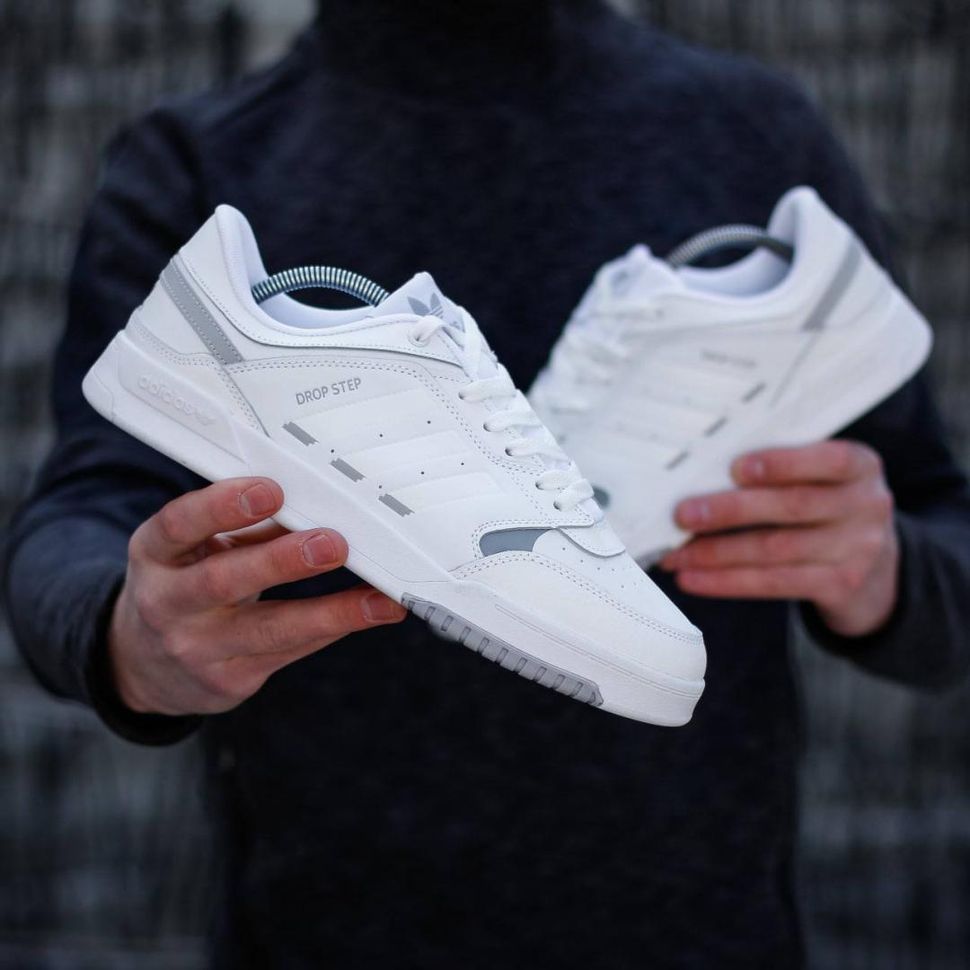 Кроссовки Adidas Drop Step White Grey 2.0 8983 фото