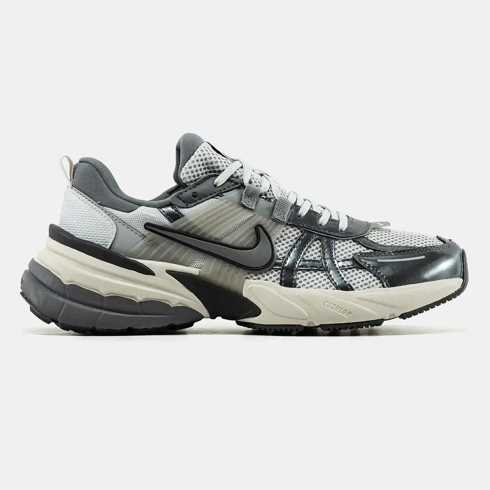 Nike V2K Runtekk Black Silver Grey