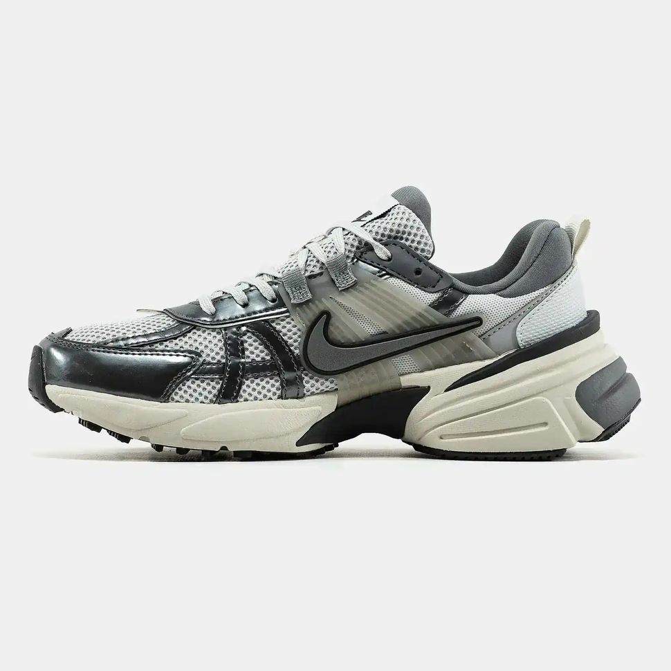 Nike V2K Runtekk Black Silver Grey
