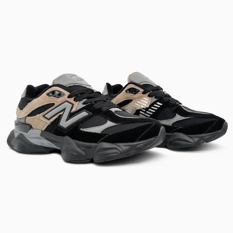 New Balance 9060 Black Brown Grey Thermo, 36