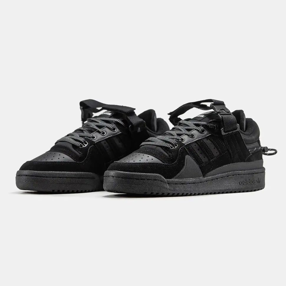 Adidas Forum x Bad Bunny Buckle Low &ldquo;Triple Black&rdquo;