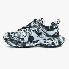 Balenciaga Track Graffiti Black White, 36