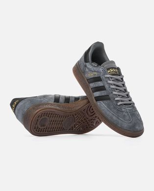 Adidas Handball Spezial Grey Black Gum, розмір 36