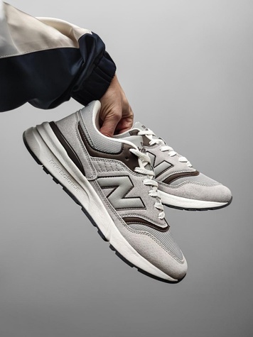 Кроссовки New Balance 997 Gray / Brown 10884 фото