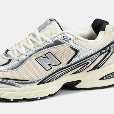 New Balance 509 Cream Silver Black