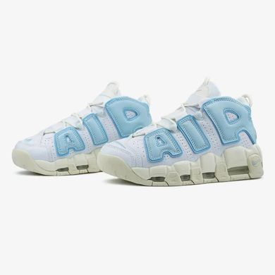 Nike Air More Uptempo White Blue Sail, 36