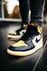 Баскетбольные кроссовки Nike Air Jordan 1 Retro Mid Black Yellow White 2021 фото 10