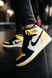 Nike Air Jordan 1 Retro Mid Black Yellow White 2021 фото 3