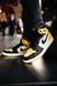 Nike Air Jordan 1 Retro Mid Black Yellow White 2021 фото 1