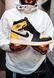 Баскетбольные кроссовки Nike Air Jordan 1 Retro Mid Black Yellow White 2021 фото 9