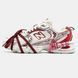 New Balance 530 White Red Custom Paint