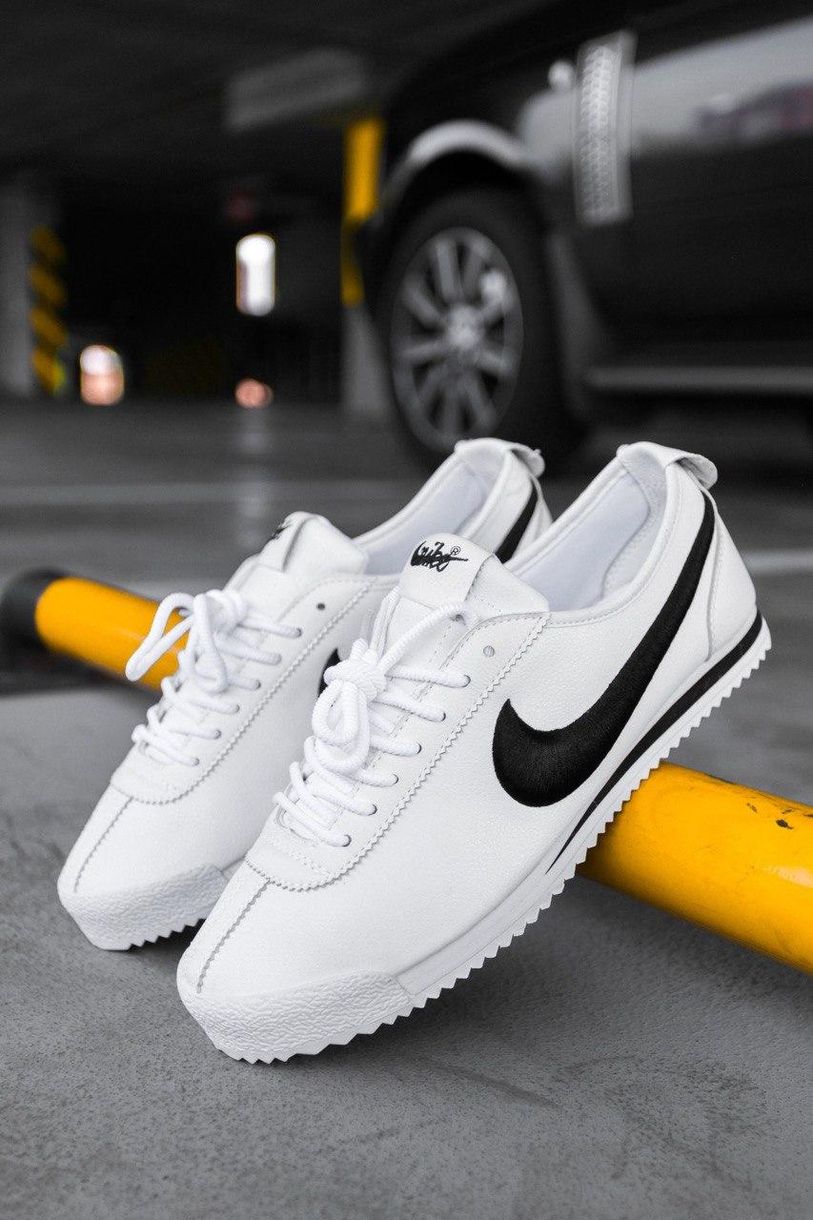 Nike Cortez White Black 993 фото