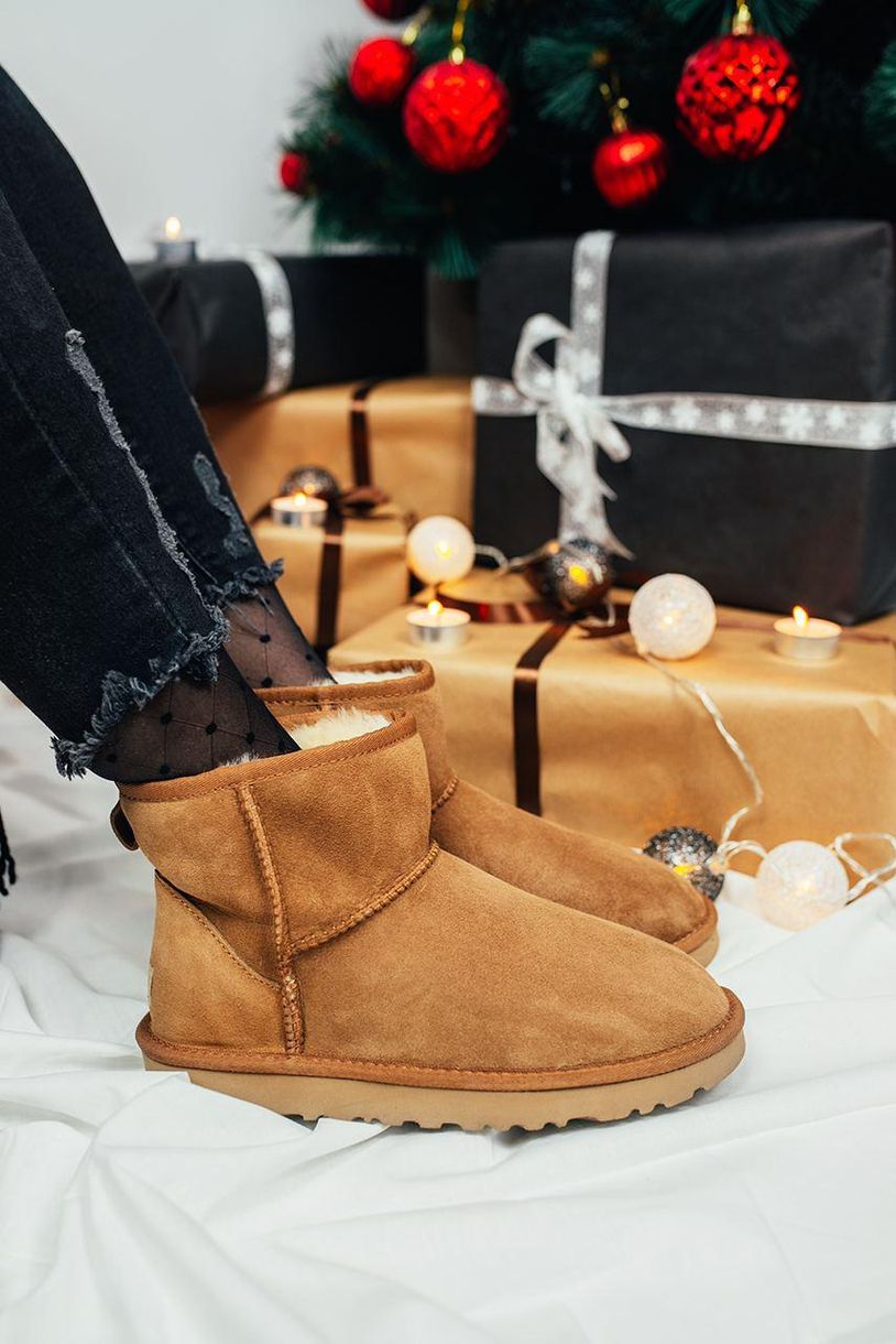 Зимові чоботи UGG Classic Mini Chestnut 5350 фото