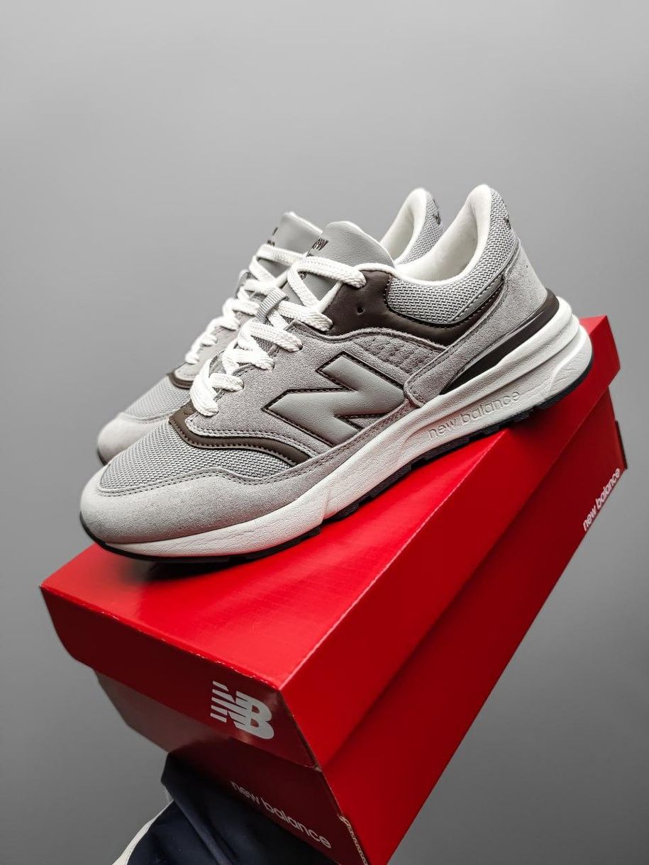 Кроссовки New Balance 997 Gray / Brown 10884 фото