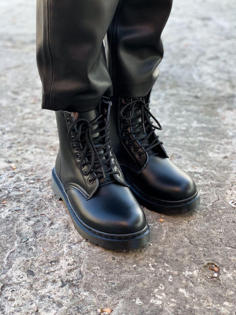 Зимові Черевики Dr. Martens 1460 Mono Black 3 4190 фото