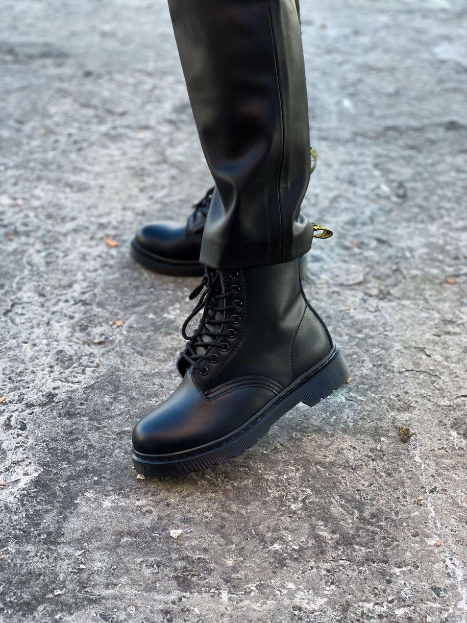 Зимові Черевики Dr. Martens 1460 Mono Black 3 4190 фото