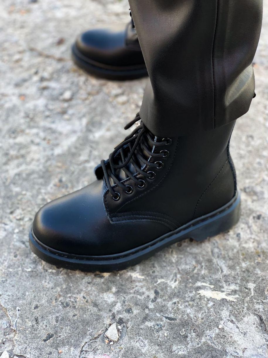 Зимові Черевики Dr. Martens 1460 Mono Black 3 4190 фото