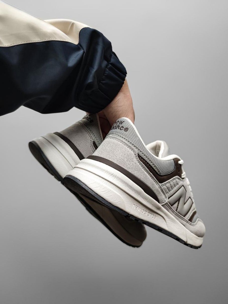 Кроссовки New Balance 997 Gray / Brown 10884 фото