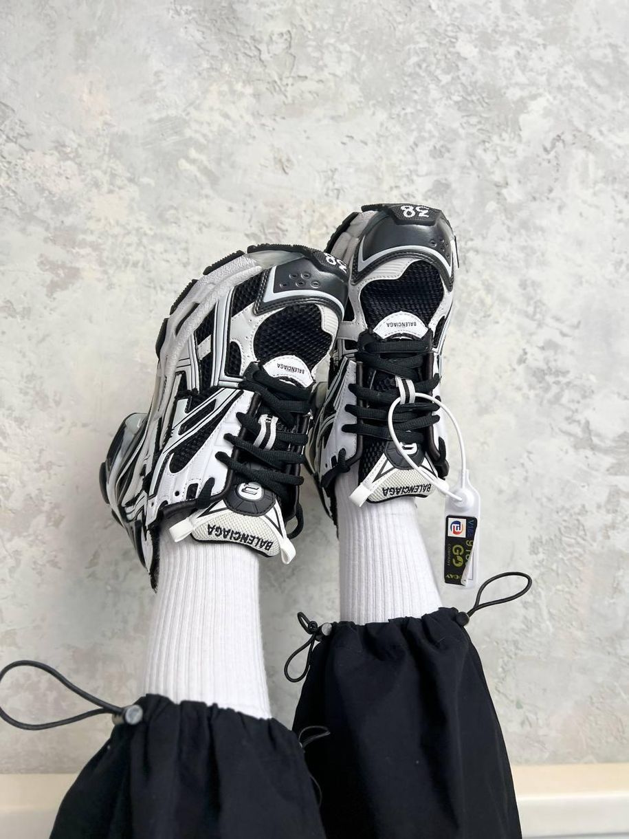 Кросівки Balenciaga Trainer Black/White Runner Sneakers 10684 фото