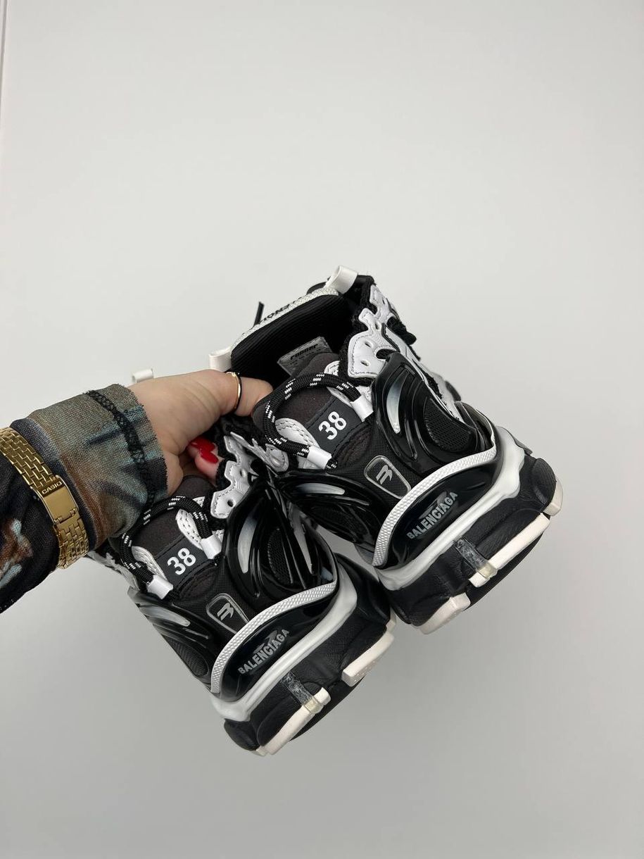 Кросівки Balenciaga Trainer Black/White Runner Sneakers 10684 фото