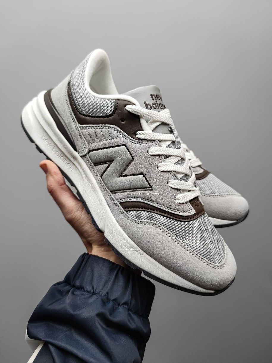 Кроссовки New Balance 997 Gray / Brown 10884 фото