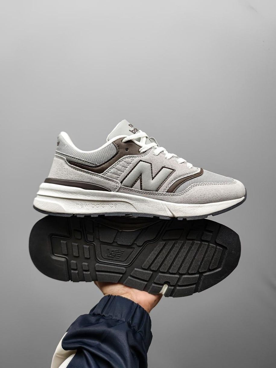 Кроссовки New Balance 997 Gray / Brown 10884 фото